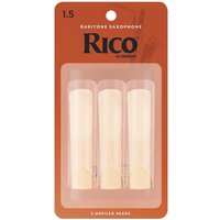 Rico by DAddario Baritone Saxophone Reeds 1.5 (3 Pack)