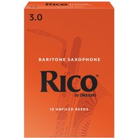 Rico by DAddario Baritone Saxophone Reeds 3 (10 Pack)