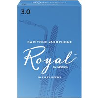 Read more about the article Royal by DAddario Baritone Saxophone Reeds 3 (10 Pack)