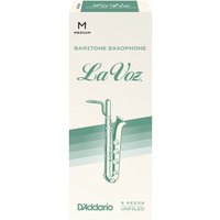 DAddario La Voz Baritone Saxophone Reeds Medium Hard (5 Pack)