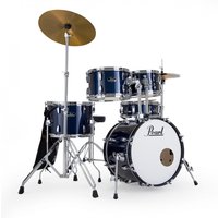 Pearl Roadshow 5pc Fusion Drum Kit w/3 Sabian Cymbals Royal Blue