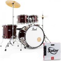 Pearl Roadshow 5pc USA Fusion Drum Kit w/Sabian Cymbals Red Wine