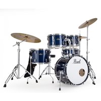 Pearl Roadshow 5pc Compact Drum Kit w/3 Sabian Cymbals Royal Blue