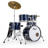 Pearl Roadshow 5pc Compact Drum Kit w/Sabian Cymbals Royal Blue