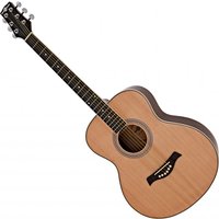 Student Left Handed Acoustic Guitar by Gear4music Natural