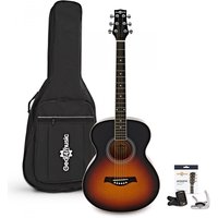 Student Acoustic Guitar by Gear4music + Accessory Pack Sunburst