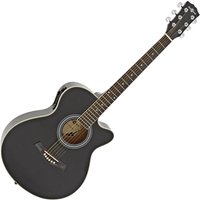 Read more about the article Single Cutaway Electro Acoustic Guitar by Gear4music Black