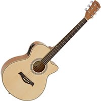 Single Cutaway Electro Acoustic Guitar by Gear4music