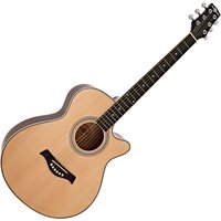 Single Cutaway Acoustic Guitar by Gear4music