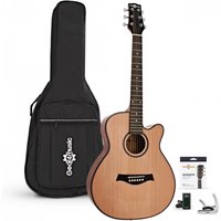 Read more about the article 3/4 Single Cutaway Acoustic Guitar Pack by Gear4music