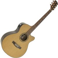 Deluxe Single Cutaway Electro Acoustic Guitar Natural - Nearly New