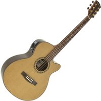 Read more about the article Deluxe Single Cutaway Electro Acoustic Guitar Natural – Nearly New