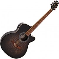Read more about the article Auditorium Electro-Acoustic Guitar by Gear4music Black Burst