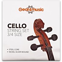 Cello String Set by Gear4music 3/4 Size