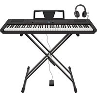 SDP-3 Stage Piano by Gear4music + Stand Pedal and Headphones