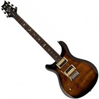 PRS SE Custom 24 Left Handed Black Gold Sunburst