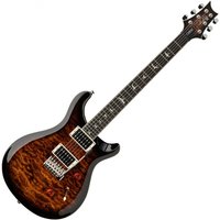 PRS SE Custom 24 Quilt Black Gold Sunburst