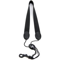 Read more about the article Rico Fabric Saxophone Strap Black with Plastic Snap Hook