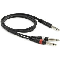 Stereo Jack - Mono Jack(x2) Cable 1m