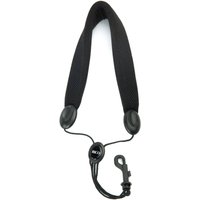 Rico Padded Saxophone Strap Black with Plastic Snap Hook