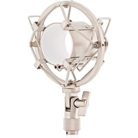 Shock Mount for Condenser Microphones (Silver) by Gear4music