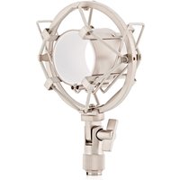 Read more about the article Shock Mount for Condenser Microphones (Silver) by Gear4music
