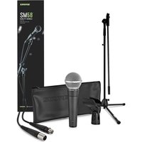 Shure SM58 Dynamic Vocal Mic with Premium Stand and Cable