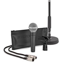 Shure SM58 Dynamic Vocal Mic with Table Top Stand and Cable