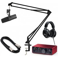 Shure SM7B Recording Package