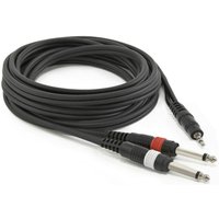 Essentials Stereo MiniJack to Dual Jack Cable 9m