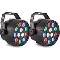 Read more about the article Sol 12W RGBW Mini Par Party Lights by Gear4music Pair