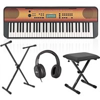 Yamaha PSR E360 Portable Keyboard Pack Maple