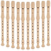 Descant Recorder with Cleaning Rod Pack of 10