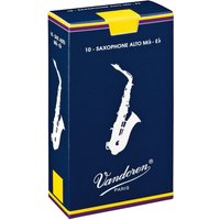 Vandoren Traditional Alto Saxophone Reeds 1.5 (10 Pack)