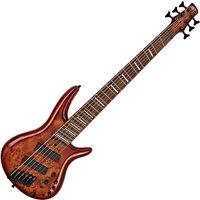 Read more about the article Ibanez SRMS806 Multi Scale 6 String Bass Brown Topaz Burst