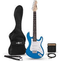 Read more about the article 3/4 LA Electric Guitar + Miniamp Blue