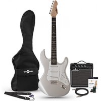 LA Electric Guitar + Amp Pack Silver