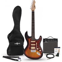 Read more about the article LA Select Electric Guitar HSS + Amp Pack Sunburst