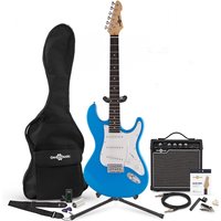 LA Electric Guitar + 15W Complete Pack Blue