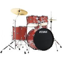Read more about the article Tama Stagestar 22″ 5pc Drum Kit w/Meinl Cymbals Red Sparkle