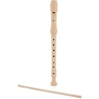 Descant Recorder with Cleaning Rod