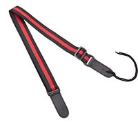 Ukulele Strap by Gear4music Black and Red