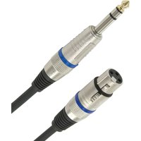 XLR (F) - Balanced 1/4" Jack Pro Cable 3m