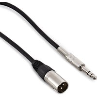 XLR (M) - Stereo 1/4inch Jack Pro Cable 1m