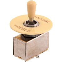 Guitarworks 3-way Vintage Style Toggle Switch Cream