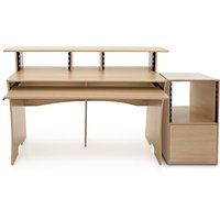 Read more about the article 3 Tier Pro Audio Studio Desk + Rack Cabinet Wood