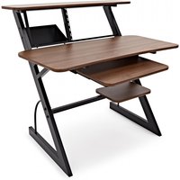 modul Four Tier Studio Desk Walnut