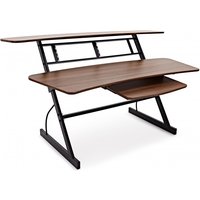 modul Large Three Tier Studio Desk Walnut