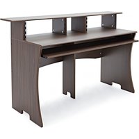 3 Tier Pro Audio Studio Desk by Gear4music 8U Royal Walnut