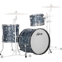 Ludwig Neusonic 20 Downbeat 3pc Shell Pack Steel Blue Pearl